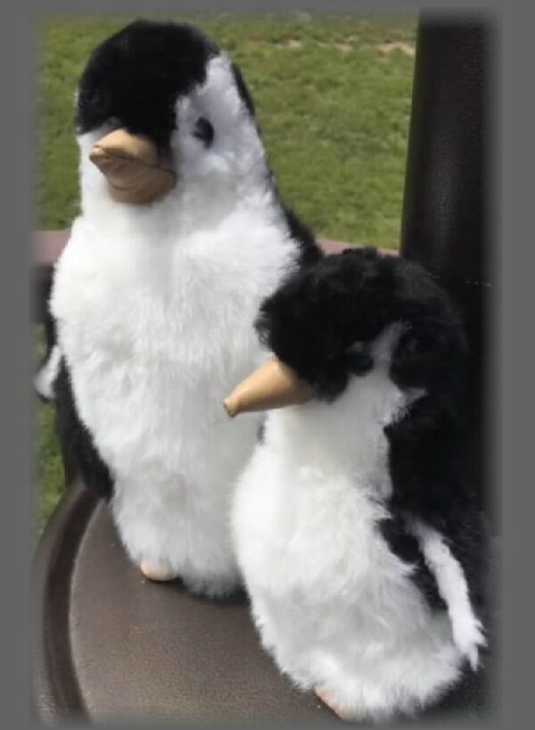 Plush Penguins, Alpaca Huacaya, medium size Handmade with special work by Artisans, made with Genuine Alpaca, Each plush animal has their own look as they are all handmade, colors vary