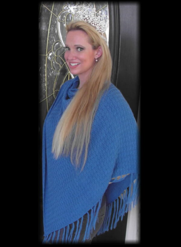 Poncho Style Name: Summer, Alpaca knit Light Weight, Great all year round