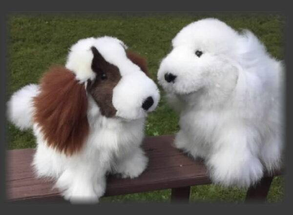 Plush Dogs, Great Pyrenees style, Premium style, Alpaca Huacaya