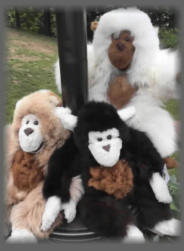 Plush Monkey, Premium style, Alpaca Huacaya