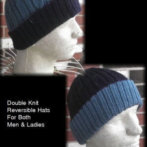 Hunter Hat Double knit Reversible