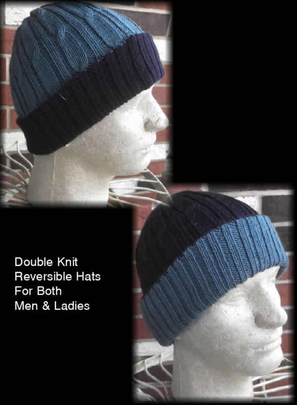 Hunter Hat Double knit Reversible