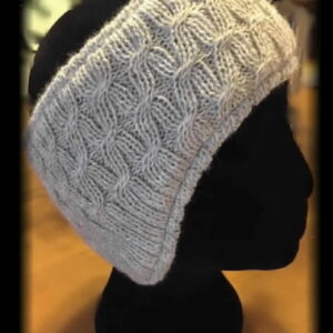 St Clair Headband knit with covered ears, lined, unisex, handwork