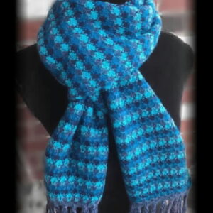 Diamonds, Scarf double knit