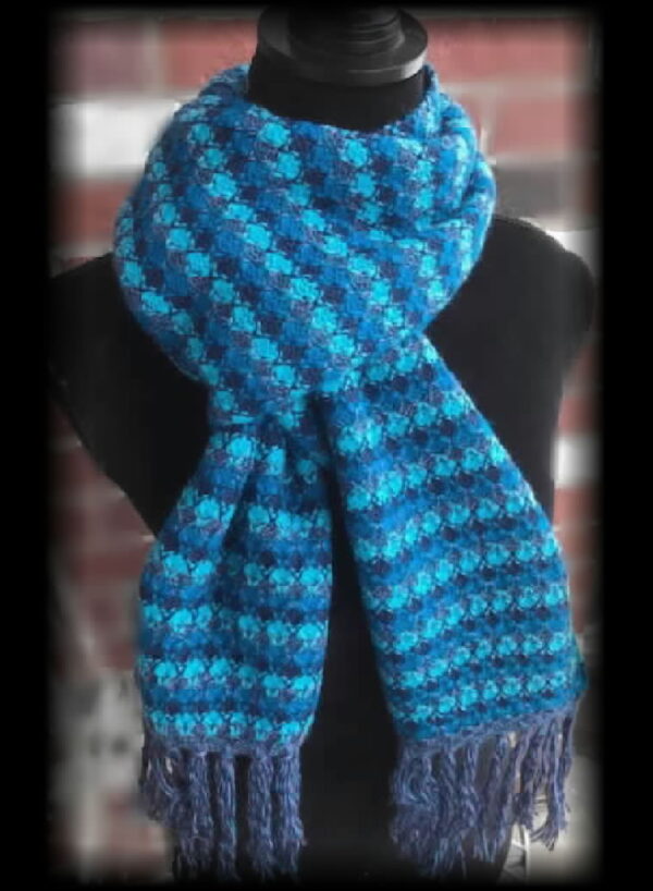 Diamonds, Scarf double knit