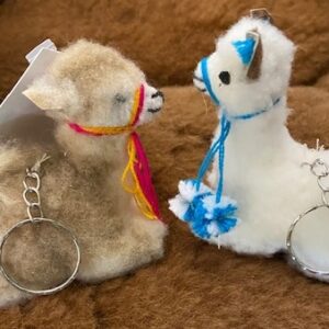 Alpaca Cushie Keychains
