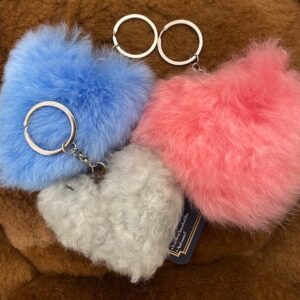 Heart Fur Keychains