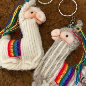 Alpaca Yarn Keychains