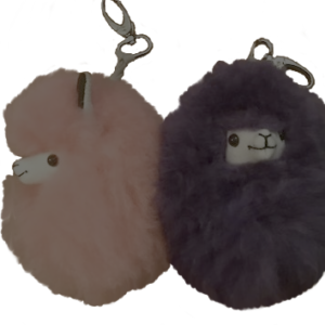 Alpaca Face Keychain Naturals